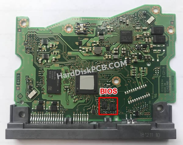 Pasos para cambiar el chip BIOS en 004-0B36131 placa lógica disco duro WD