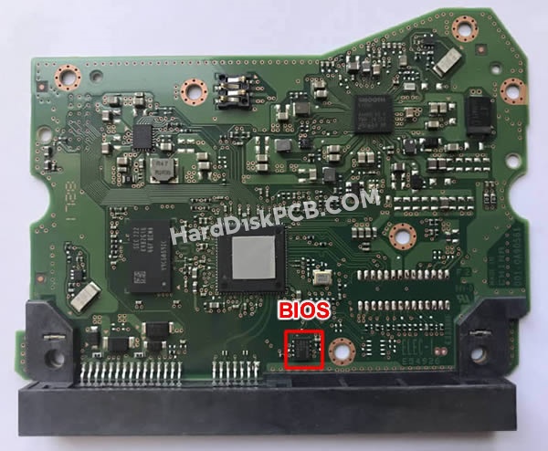 Pasos para cambiar el chip BIOS en 006-0A90561 placa lógica disco duro WD