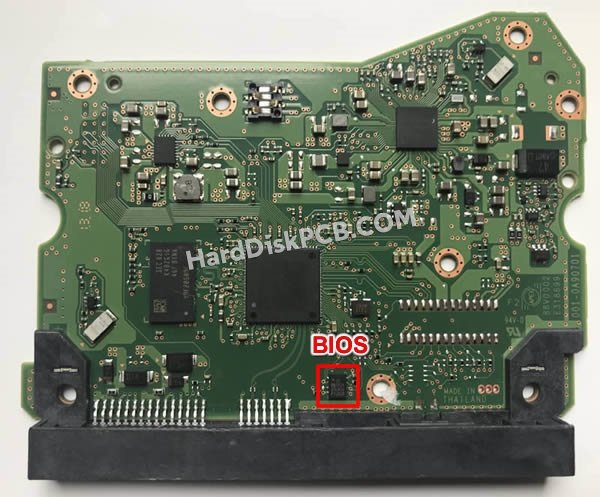 Pasos para cambiar el chip BIOS en 006-0A90701 placa lógica disco duro WD
