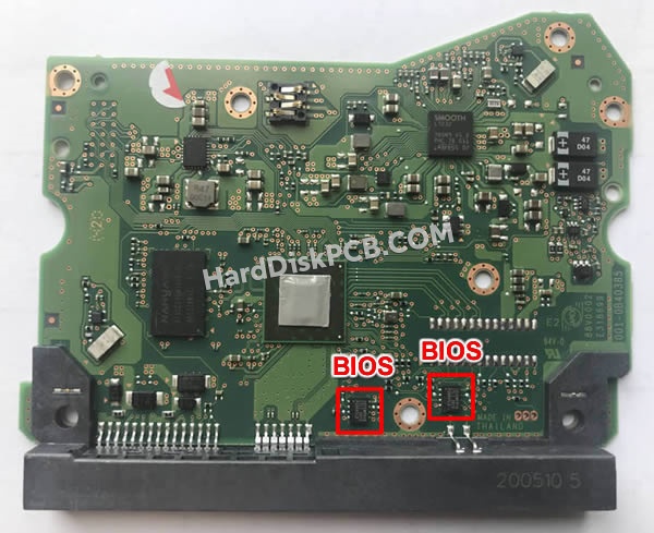 Pasos para cambiar el chip BIOS en 006-0B40385 placa lógica disco duro WD