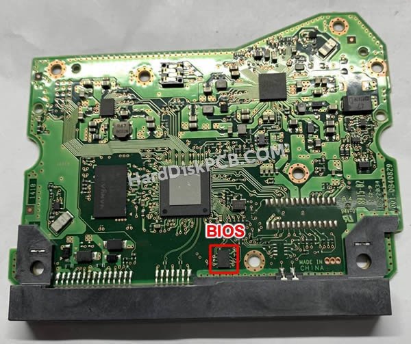 Pasos para cambiar el chip BIOS en 006-0B40829 placa lógica disco duro WD