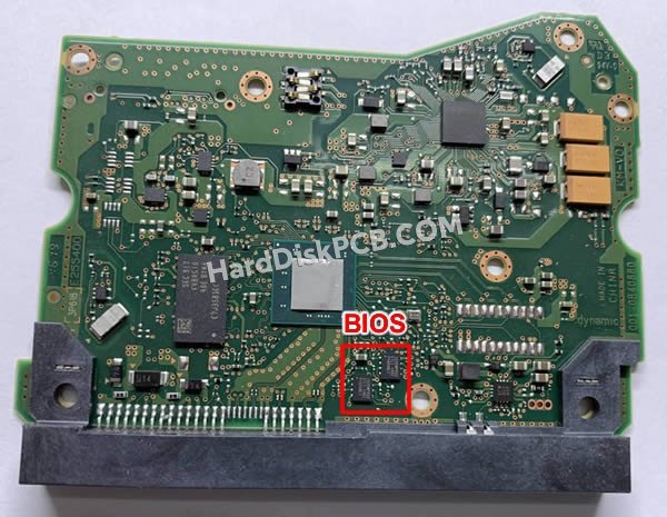 Pasos para cambiar el chip BIOS en 006-0B40880 placa lógica disco duro WD