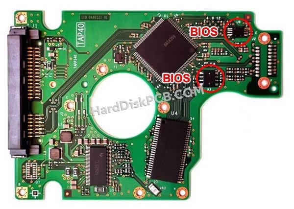 Pasos para cambiar el chip BIOS en 0A71284 placa lógica disco duro Hitachi