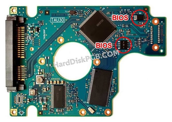 Pasos para cambiar el chip BIOS en 0A71398 placa lógica disco duro Hitachi