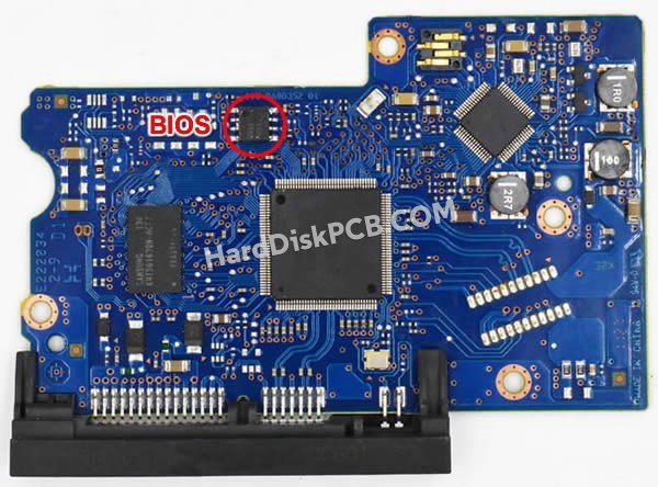 Pasos para cambiar el chip BIOS en 0A90352 placa lógica disco duro Hitachi