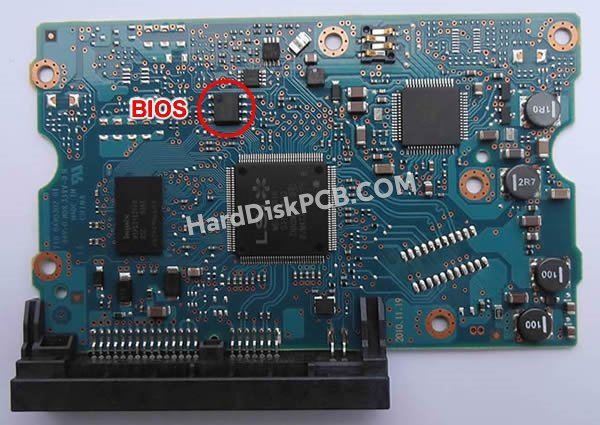 Pasos para cambiar el chip BIOS en 0J11390 placa lógica disco duro Hitachi