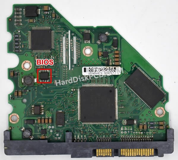Pasos para cambiar el chip BIOS en 100336321 placa lógica disco duro Seagate