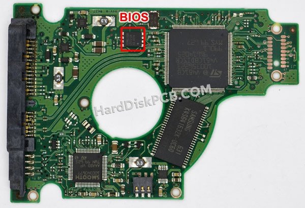 Pasos para cambiar el chip BIOS en 100349359 placa lógica disco duro Seagate