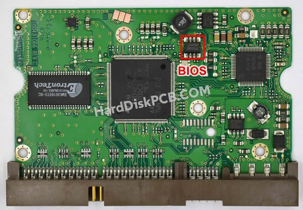 Pasos para cambiar el chip BIOS en 100431066 placa lógica disco duro Seagate