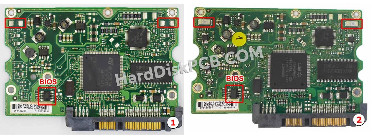 Pasos para cambiar el chip BIOS en 100435196 placa lógica disco duro Seagate