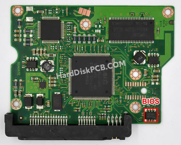 Pasos para cambiar el chip BIOS en 100442000 placa lógica disco duro Seagate
