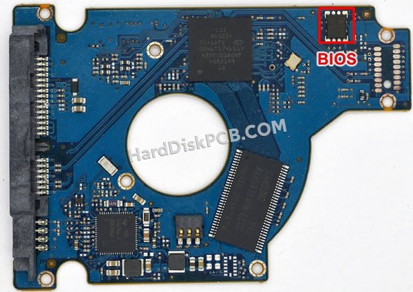 Pasos para cambiar el chip BIOS en 100513229 placa lógica disco duro Seagate