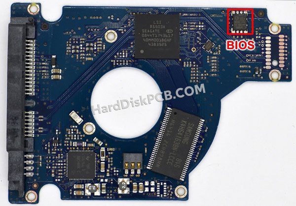 Pasos para cambiar el chip BIOS en 100513491 placa lógica disco duro Seagate