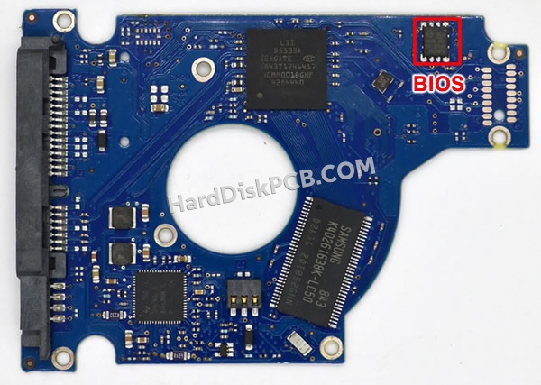 Pasos para cambiar el chip BIOS en 100513573 placa lógica disco duro Seagate