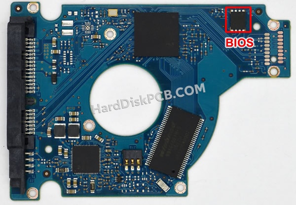 Pasos para cambiar el chip BIOS en 100564667 placa lógica disco duro Seagate