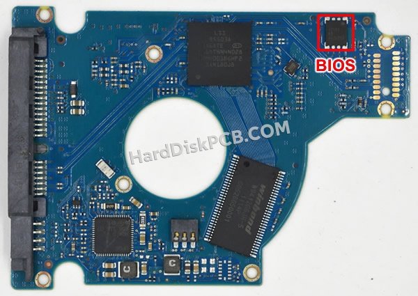 Pasos para cambiar el chip BIOS en 100565308 placa lógica disco duro Seagate