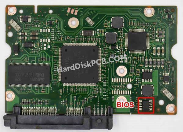 Pasos para cambiar el chip BIOS en 100579470 placa lógica disco duro Seagate