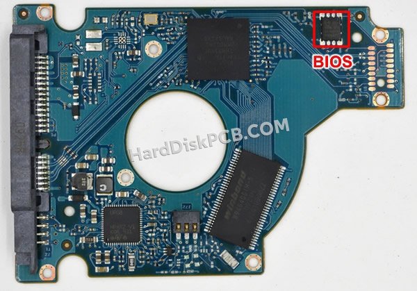 Pasos para cambiar el chip BIOS en 100588318 placa lógica disco duro Seagate