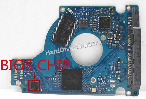 Pasos para cambiar el chip BIOS en 100588580 placa lógica disco duro Seagate