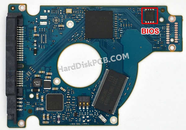 Pasos para cambiar el chip BIOS en 100588584 placa lógica disco duro Seagate
