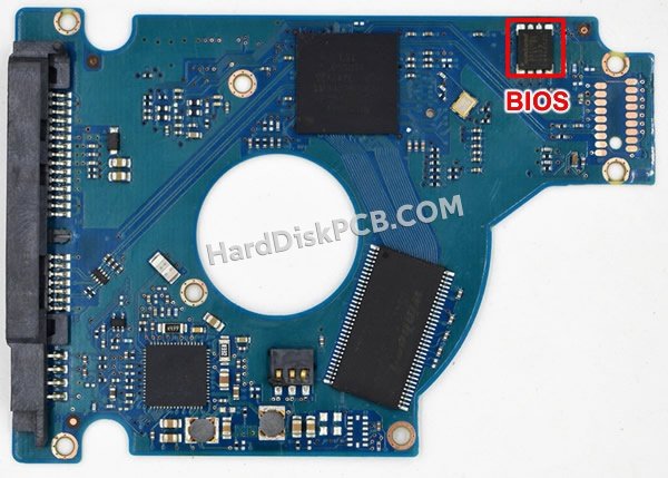 Pasos para cambiar el chip BIOS en 100591681 placa lógica disco duro Seagate