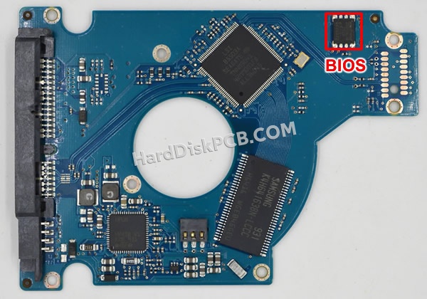 Pasos para cambiar el chip BIOS en 100593393 placa lógica disco duro Seagate