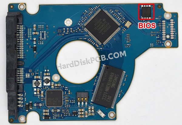 Pasos para cambiar el chip BIOS en 100599063 placa lógica disco duro Seagate