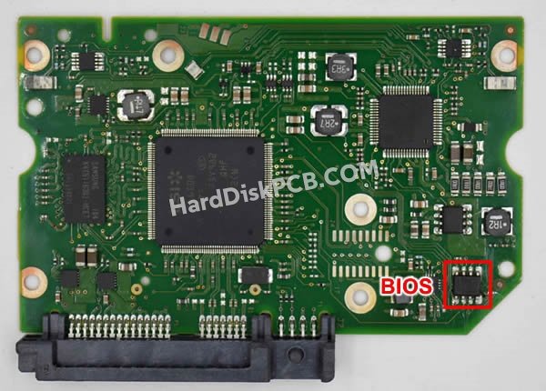 Pasos para cambiar el chip BIOS en 100611023 placa lógica disco duro Seagate