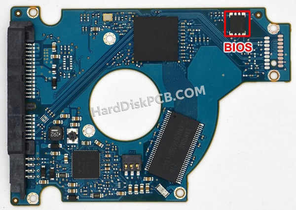Pasos para cambiar el chip BIOS en 100625000 placa lógica disco duro Seagate