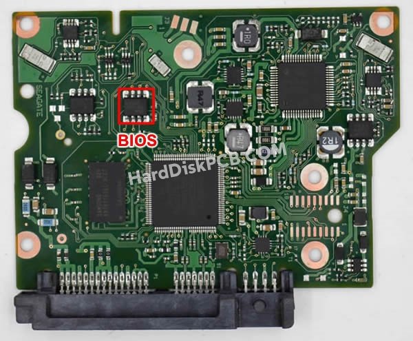 Pasos para cambiar el chip BIOS en 100627970 placa lógica disco duro Seagate