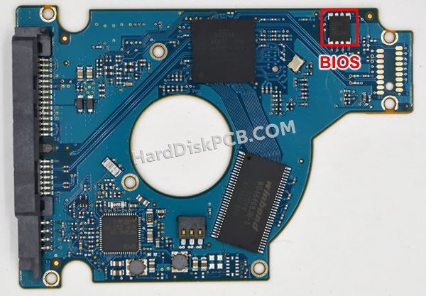 Pasos para cambiar el chip BIOS en 100656265 placa lógica disco duro Seagate