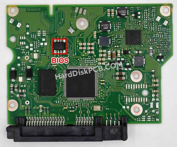 Pasos para cambiar el chip BIOS en 100674384 placa lógica disco duro Seagate