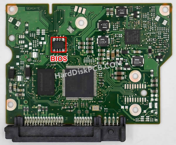 Pasos para cambiar el chip BIOS en 100687658 placa lógica disco duro Seagate
