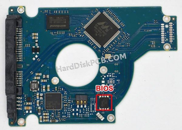 Pasos para cambiar el chip BIOS en 100696152 placa lógica disco duro Seagate