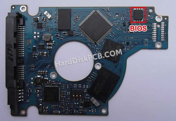 Pasos para cambiar el chip BIOS en 100705349 placa lógica disco duro Seagate