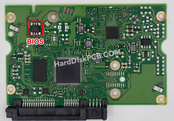Pasos para cambiar el chip BIOS en 100706008 placa lógica disco duro Seagate