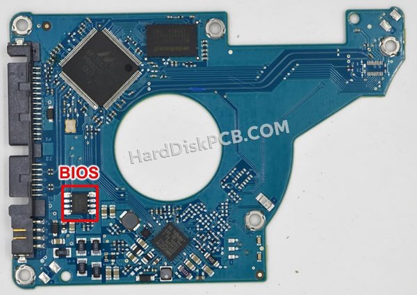Pasos para cambiar el chip BIOS en 100726606 placa lógica disco duro Seagate