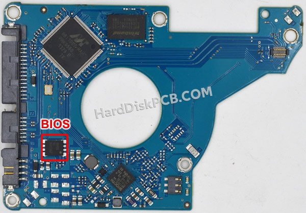 Pasos para cambiar el chip BIOS en 100732745 placa lógica disco duro Seagate