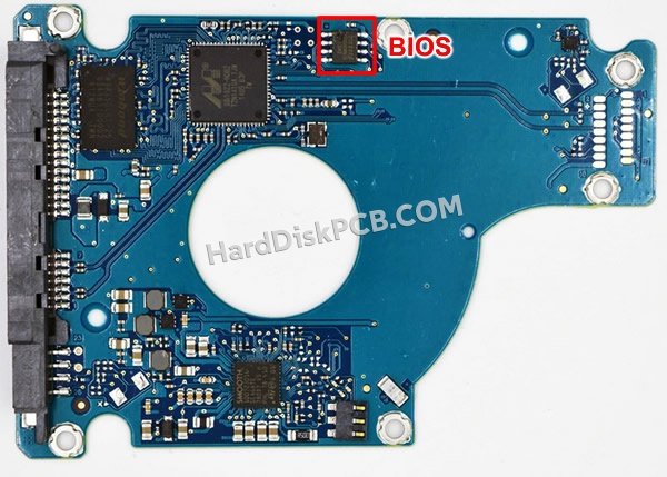 Pasos para cambiar el chip BIOS en 100739392 placa lógica disco duro Seagate