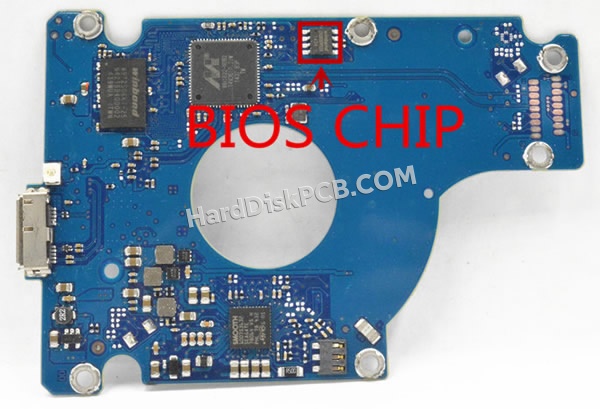 Pasos para cambiar el chip BIOS en 100740633 placa lógica disco duro Seagate