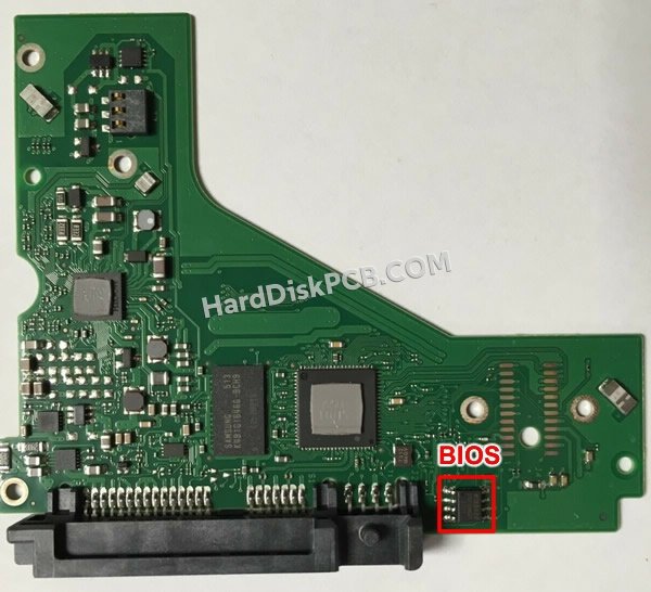 Pasos para cambiar el chip BIOS en 100745573 placa lógica disco duro Seagate