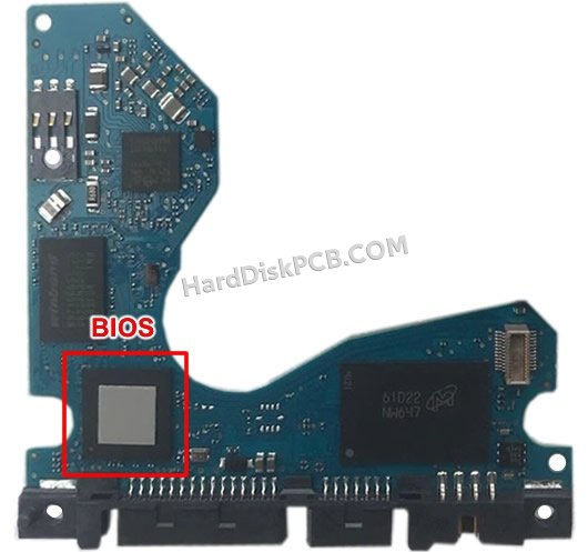 Pasos para cambiar el chip BIOS en 100793567 placa lógica disco duro Seagate