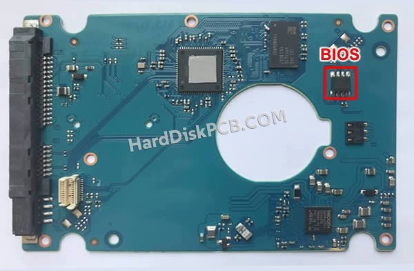 Pasos para cambiar el chip BIOS en 100794976 placa lógica disco duro Seagate