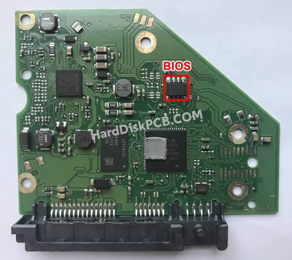 Pasos para cambiar el chip BIOS en 100797092 placa lógica disco duro Seagate