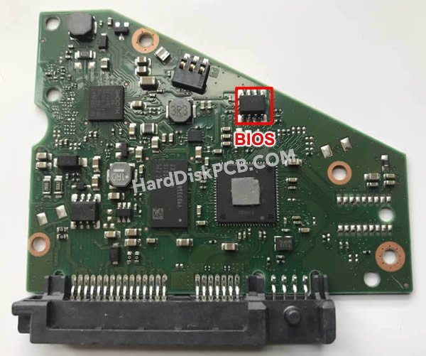 Pasos para cambiar el chip BIOS en 100800538 placa lógica disco duro Seagate