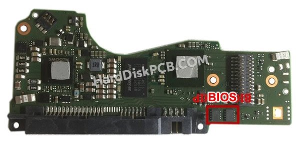 Pasos para cambiar el chip BIOS en 100833707 placa lógica disco duro Seagate