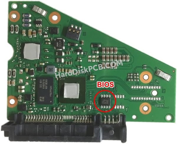 Pasos para cambiar el chip BIOS en 100835218 placa lógica disco duro Seagate