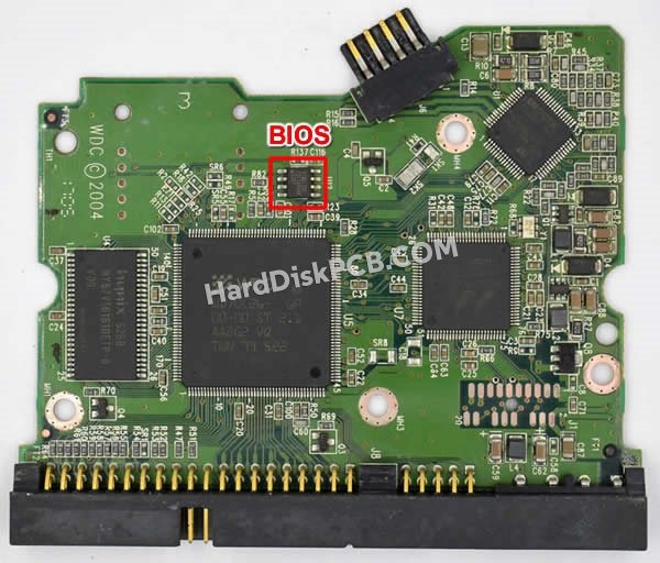 Pasos para cambiar el chip BIOS en 2060-701266-001 placa lógica disco duro WD