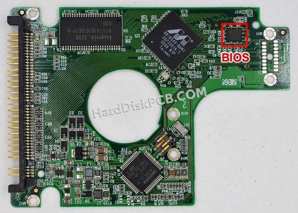Pasos para cambiar el chip BIOS en 2060-701281-001 placa lógica disco duro WD