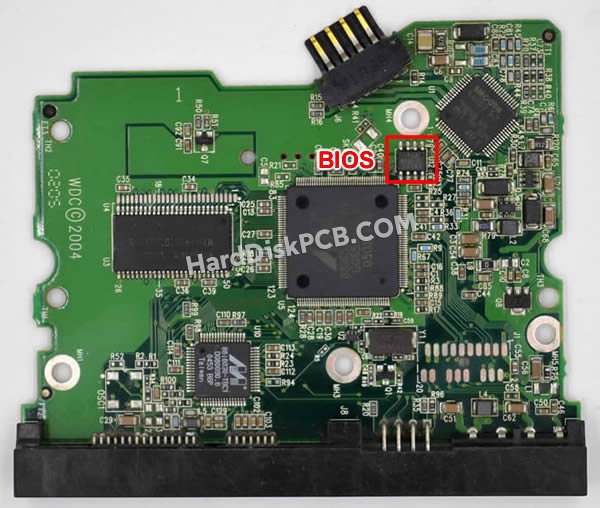 Pasos para cambiar el chip BIOS en 2060-701293-001 placa lógica disco duro WD